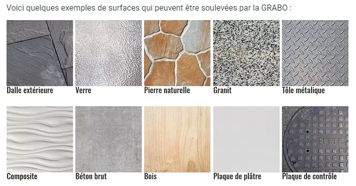 GRABO ventouse