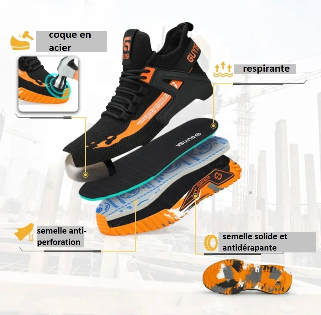 Chaussures de sécurité BT3 oranges
